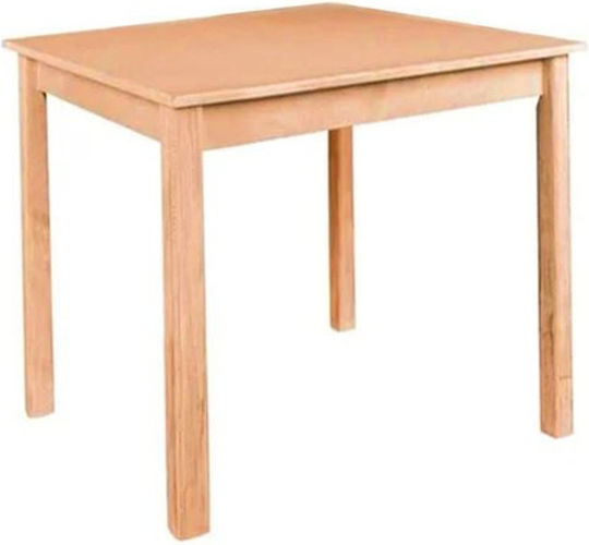 Square Tavern Table Wooden 80x80x75cm R517E1