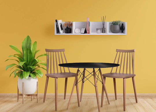 Fiorino Round Τραπεζαρίας 80x80x74εκ.