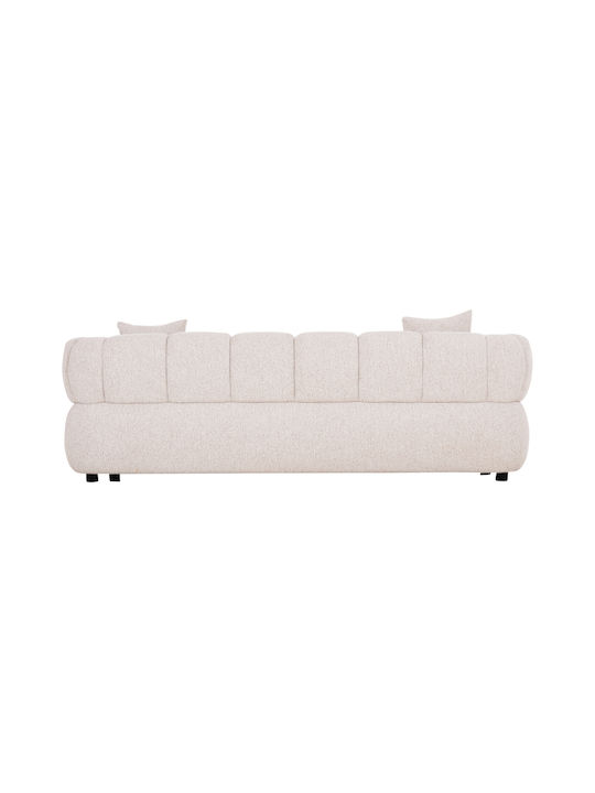 Norika Three-Seater Sofa Ecru 228x91x72 cm