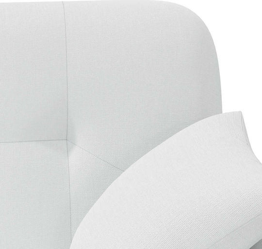 Doppelsitzer Sofa Weiß 120x65x79cm