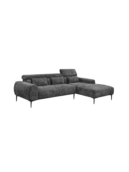 Elora Ecke Sofa mit Linke Ecke Grau 261x171x95cm E9504,12