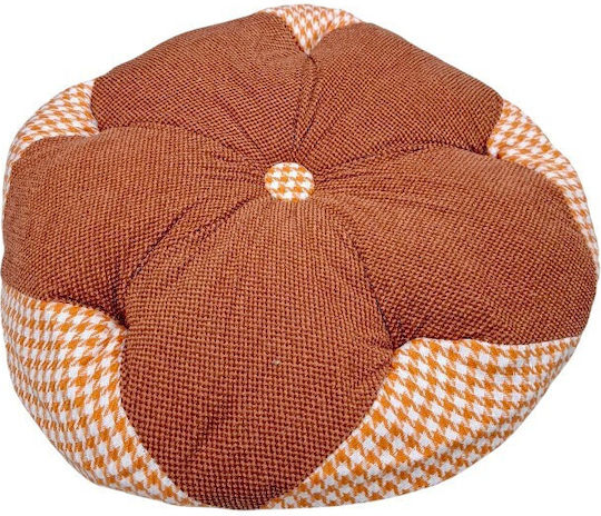 Μαξιλάρα Dark Brown/orange 50x12cm