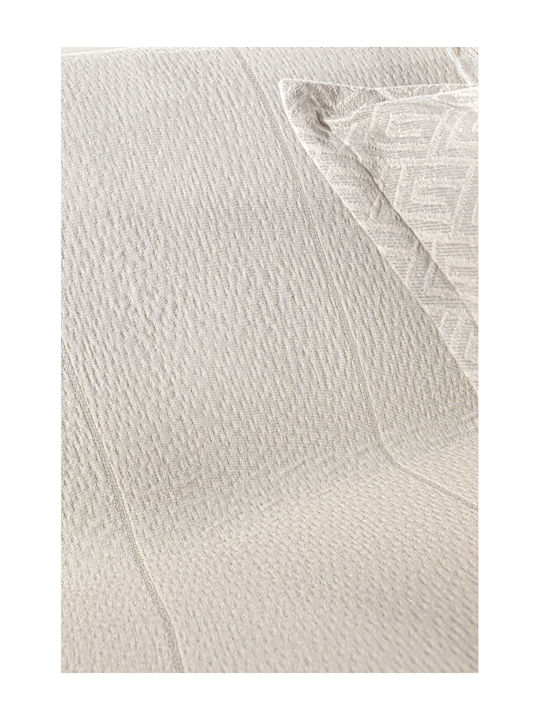 Guy Laroche Soho Four-Seater Sofa Throw Chenille 180x350cm Ivory