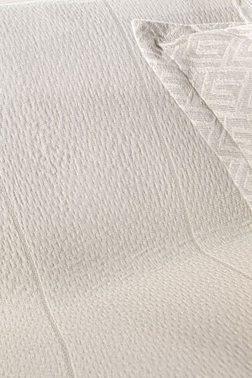 Guy Laroche Soho Four-Seater Sofa Throw Chenille 180x350cm Ivory
