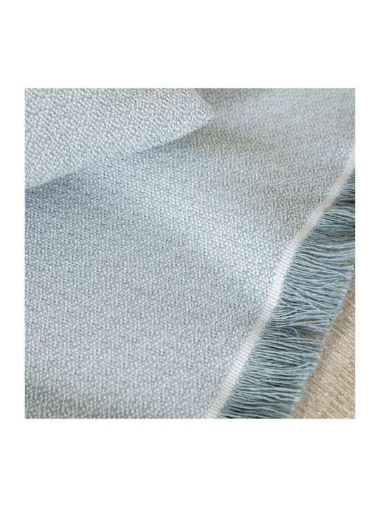 Nima Iris Four-Seater Sofa Throw Chenille 180x350cm Petrol