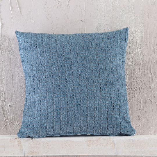 Rythmos Corvet Sofa Throw 2 Seater 2 Sides Chenille 180x240cm Blue