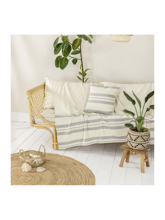 Nima Ριχτάρι Πολυθρόνας Chenille 180x180εκ. Μπεζ