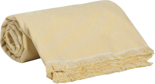 Kentia Everan Zweisitzer-Sofa Überwurf Gelb Kentia Everan Zweisitzer-Sofa Überwurf Gelb