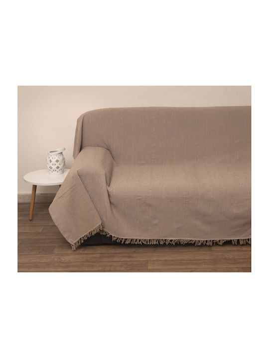 Viopros 1969 Three-Seater Sofa Throw 170x280cm Beige