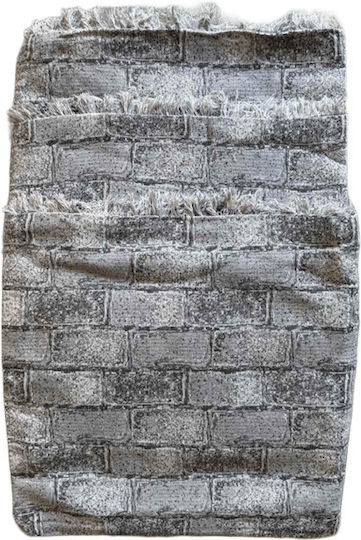 Kraft World Πολυθρόνας Π180xΜ220cm Γκρί