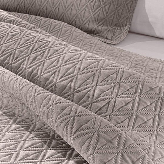 Guy Laroche Oasis Pique Double Blanket 245x260cm Wenge