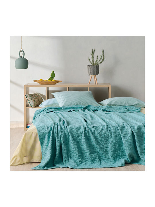 Kentia Illusion Pique Blanket Double 230x250cm Waffle
