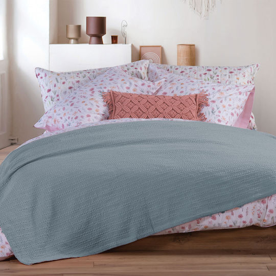 Nef-Nef Homeware Cool Μονή 160x240εκ. Dusty Blue Nef-Nef Homeware Cool Μονή 160x240εκ. Dusty Blue