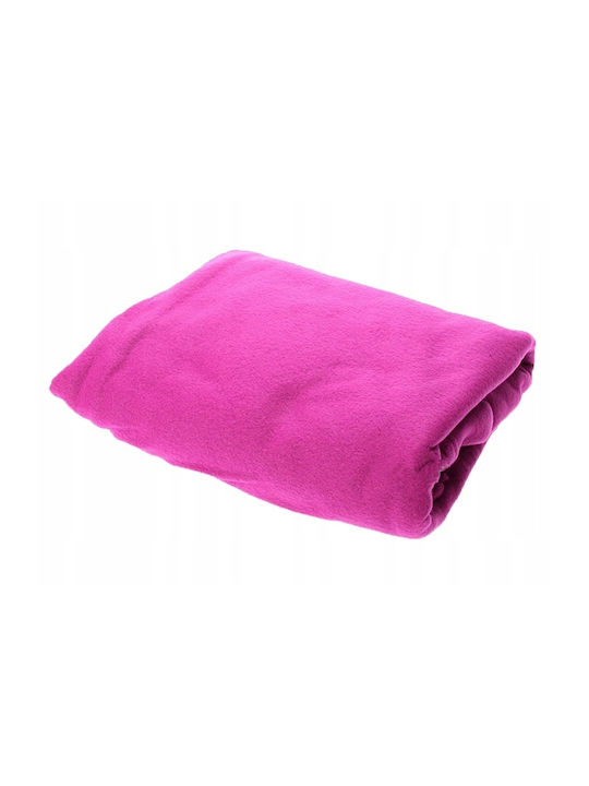 Κουβέρτα Fleece με Μανίκια 138x180εκ. Ροζ AT1503PINK