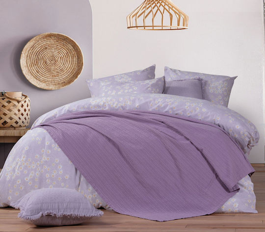 Nef-Nef Homeware Кул Одеяло Пике Еднолицево 160x240см Бежово
