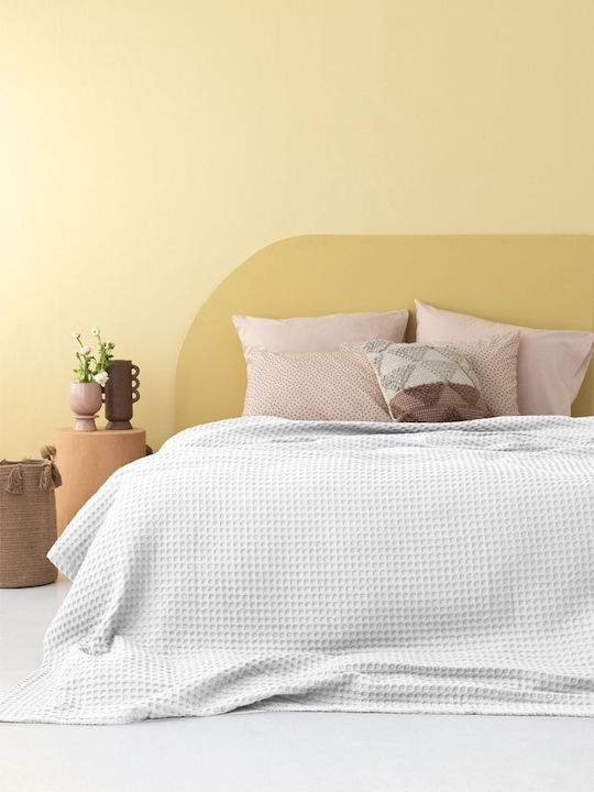 Palamaiki Marcie Piqué Decke Moni 170x240cm Weiß