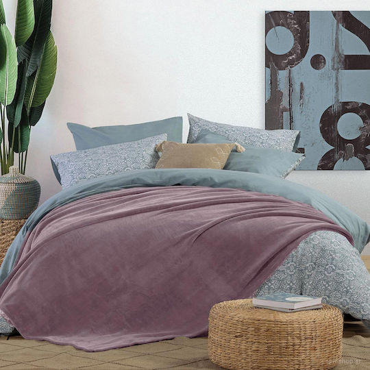 Nef-Nef Homeware Kuscheldecke Super-Queen 220x240cm Lila
