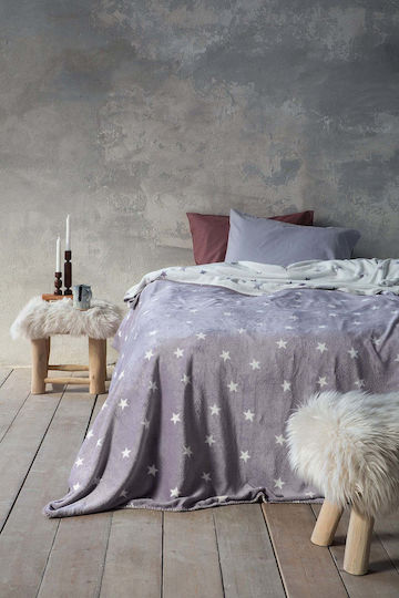 Nima Stilla Decke Fleece Übergröße 220x240cm Grau