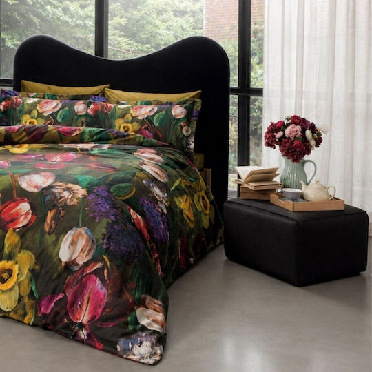 Tac Set Huse Pentru Pilote 200x220cm Dublă Cu 4 Fețe De Pernă & 1 Cearșaf Seraphina
