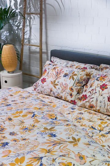Viokarpet Duvet Cover Diamond 251 Emerald Yellow Set Duvet Cover Single