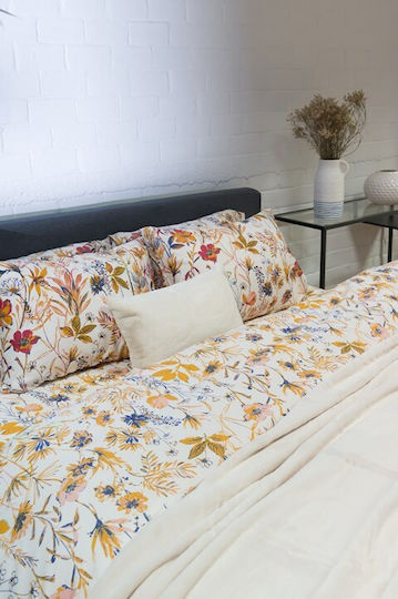 Viokarpet Duvet Cover Diamond 251 Emerald Yellow Set Duvet Cover Single