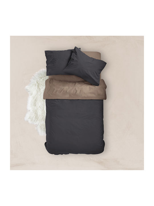 Borea Duvet Cover Cotton Queen 220x240 Petrol-mouse