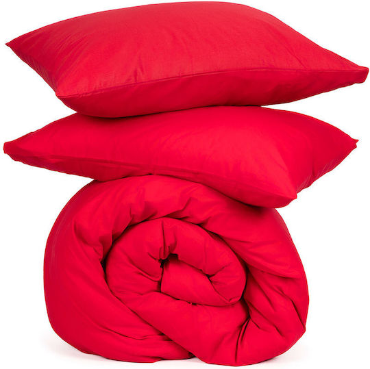 Sunshine Duvet Cover Cotton Double 200x250 Cotton Feelings 113 Red
