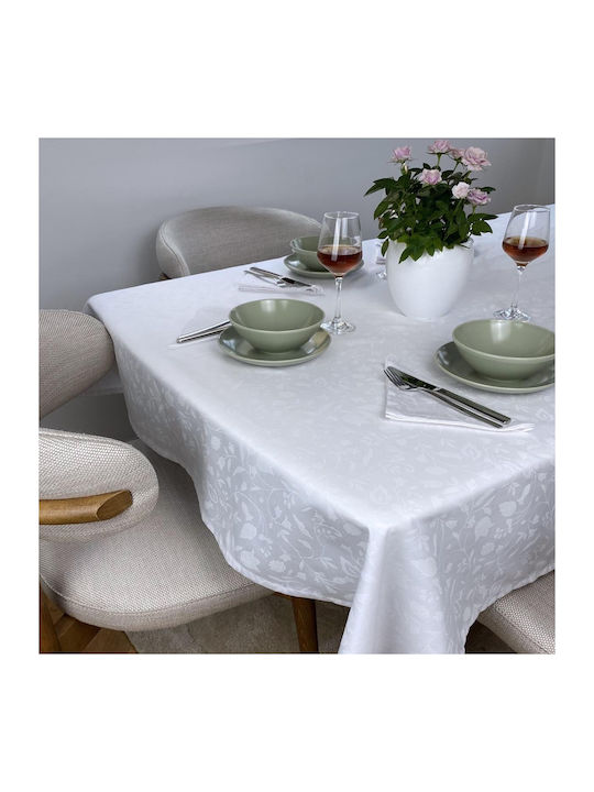 Astron Italy Tischdecken Set 9Stücke Weiß 140x220cm