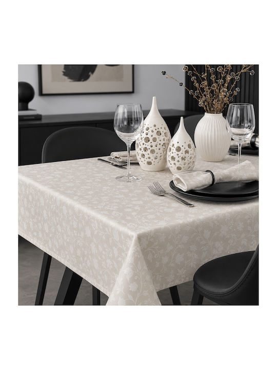 Astron Italy Τραπεζομάντηλο Σετ 7τμχ Beige 140x180εκ.