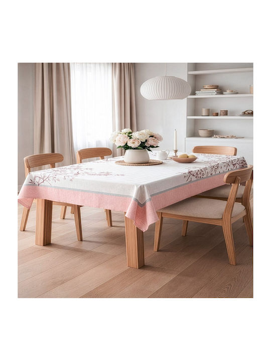 Saint Clair Tablecloth Pink 145x180cm