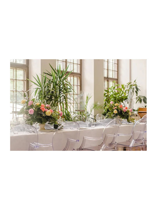 PartyDeco Tablecloth White 300x180cm