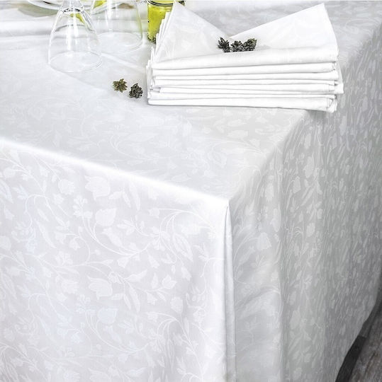 Rythmos Checkered Bensimon White 140x140cm