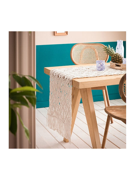 Gofis Home Ράνερ Βαμβακερό Noelani Natural 40x160εκ.