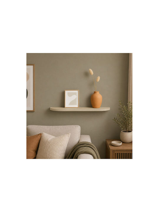 Wall Shelf Beige 57x19x1.8cm