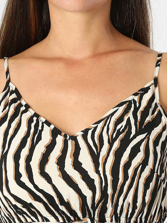 Easy Joy Summer Maxi Slip Dress Animal Print