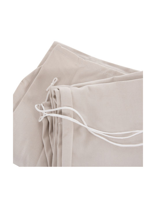 Professional Hanging Squared Aluminum Parasol Beige 2.63x2.63m