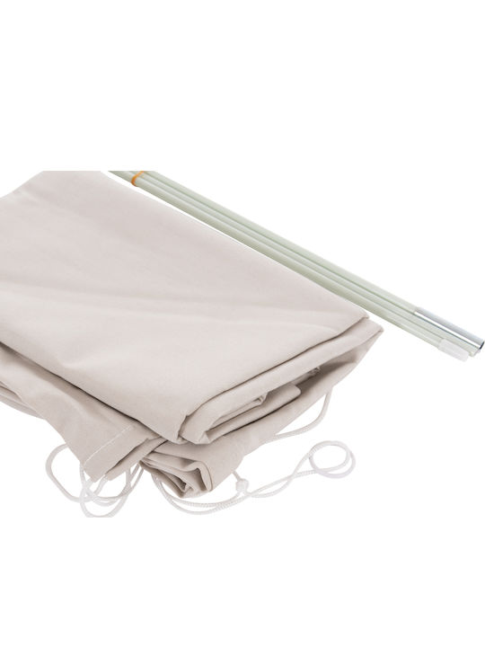 Professional Hanging Squared Aluminum Parasol Beige 2.63x2.63m