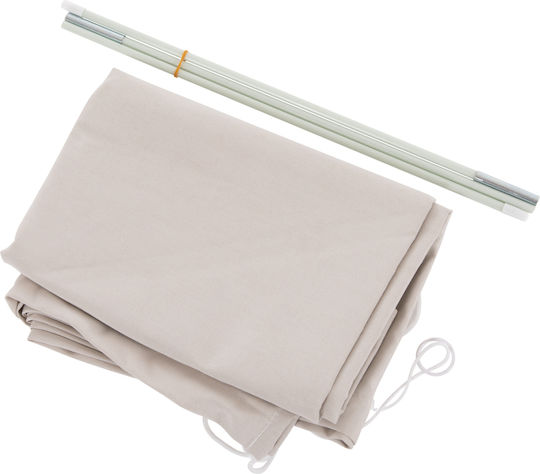 Umbrelă Profesională Pătrată Din Aluminiu Javante Bej 2.7x2.7m