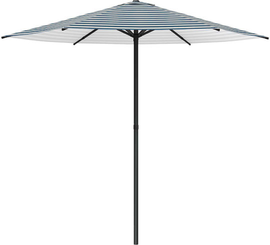Garten- und Terrassen-Sonnenschirm Rundschreiben Aluminium Blau Φ2.3xΥ2.23m