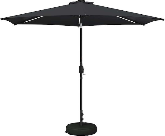 Aluminum Grey Garden & Terrace Parasol 3x3xHeight 2.35m