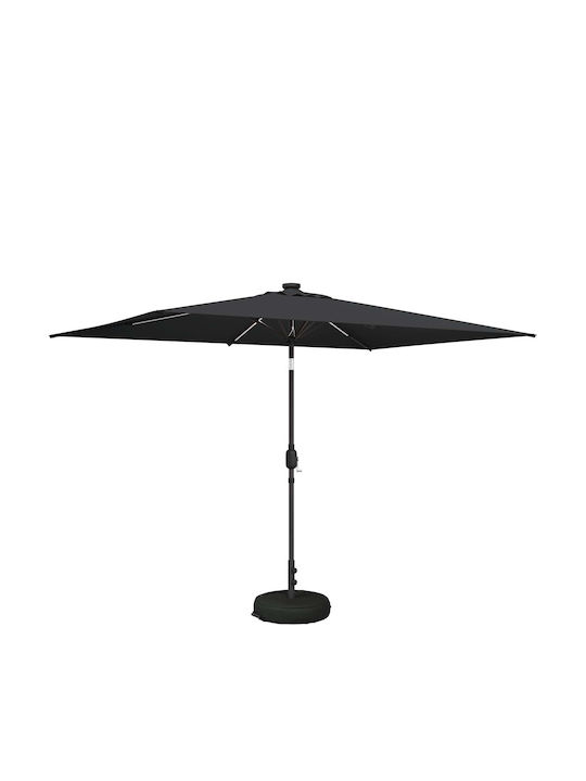 Umbrelă De Aluminiu Gri 3x3xÎnălțime 2.35m