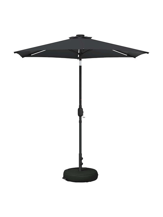 Aluminum Grey Garden & Terrace Parasol 2.3x2.3xHeight 2.28m