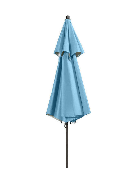 Garten- und Terrassen-Sonnenschirm Rundschreiben Aluminium Hellblaue F2m