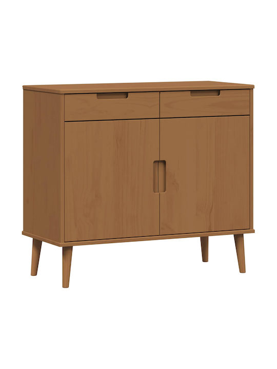 Molde Sideboard aus Holz mit Schubladen Karamele 90x40x80cm