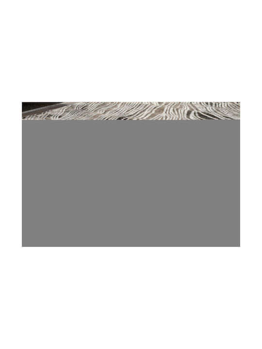 Tzikas Carpets 45002-101 Wohnzimmer Teppich Grau mit einer Breite von 67 cm