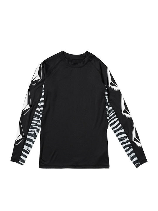 Volcom Surf Vitals UPF 50+ Men’s Long Sleeve Sun Protection Shirt Black