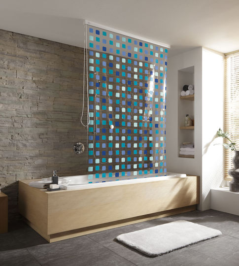 Kleine Wolke Κουρτίνα Μπάνιου 128x240 Duschrollo 3321 Blue