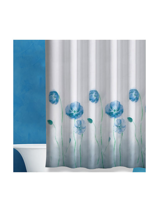 San Lorentzo Blueflowers Shower Curtain 180x180cm Blueflowers