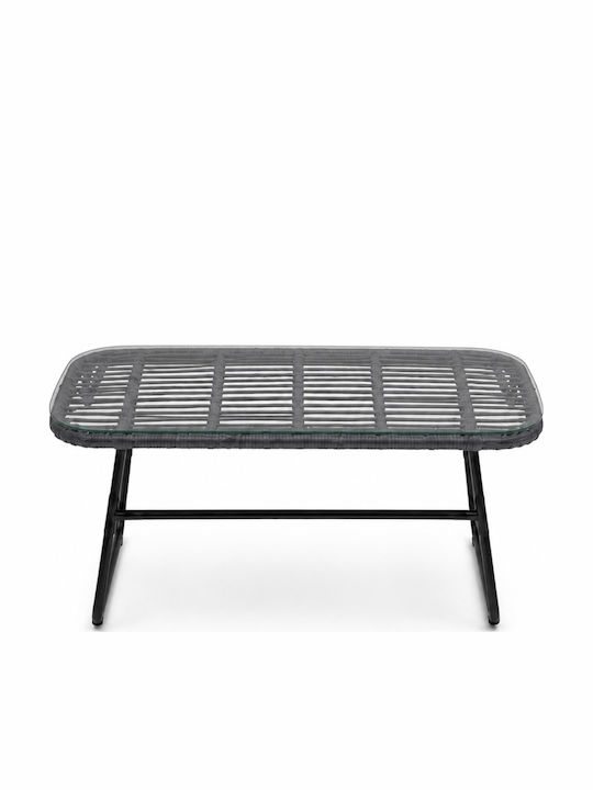 Set Cameră De Zi Pentru Exterior 4 Piese Gri Cu Perne