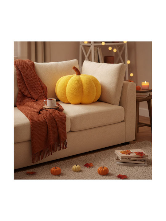 Μαξιλάρι Καναπέ Pumpkin Πορτοκαλί 40x40εκ.